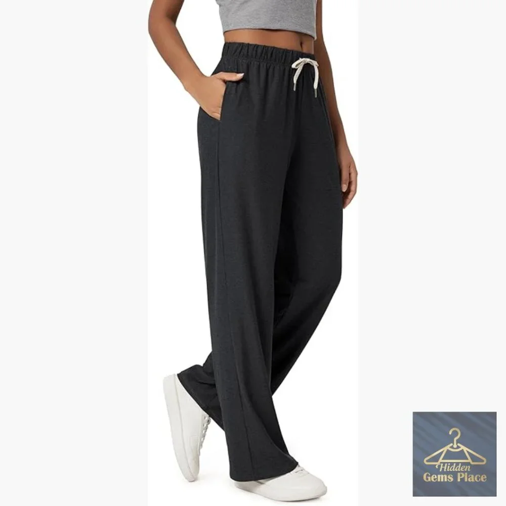 Ultra Soft Straight Leg Lounge Pants with Pockets 27/29/31 Inseam